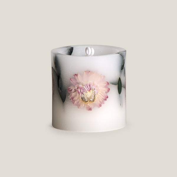 Petal Bloom White Candle