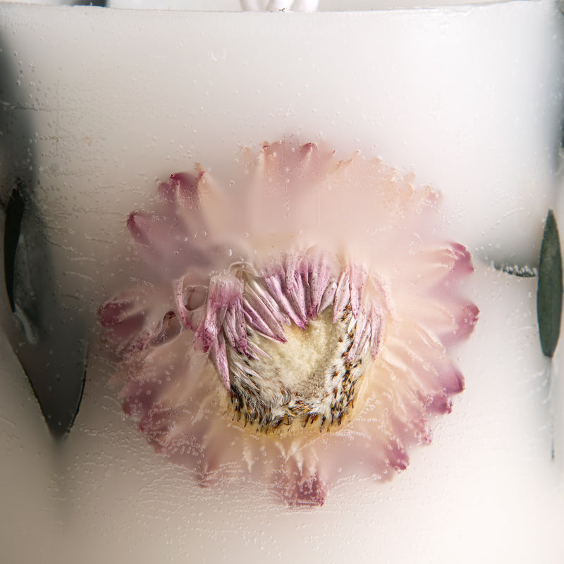 Petal Bloom White Candle