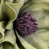 Green & Purple Primrose Faux Flower