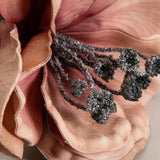 Blush & Grey Marilyn Faux Flower