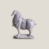 Sovereign Stallion Grey & Gold Horse Sculpture S