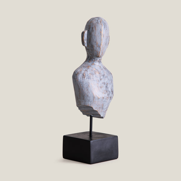 Eve Grey & Gold Sculpture