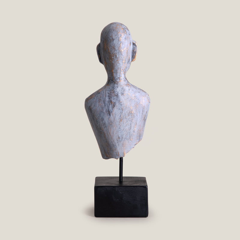 Eve Grey & Gold Sculpture