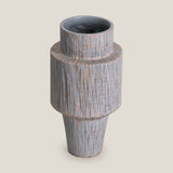 Woodline Grey & Gold Vase