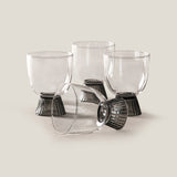 Elegante Grey Water Goblet Set of 4