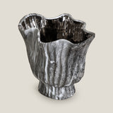 Marbella Grey & Silver Vase