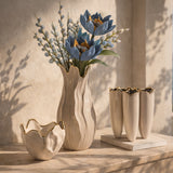 Tulipe Beige Vase
