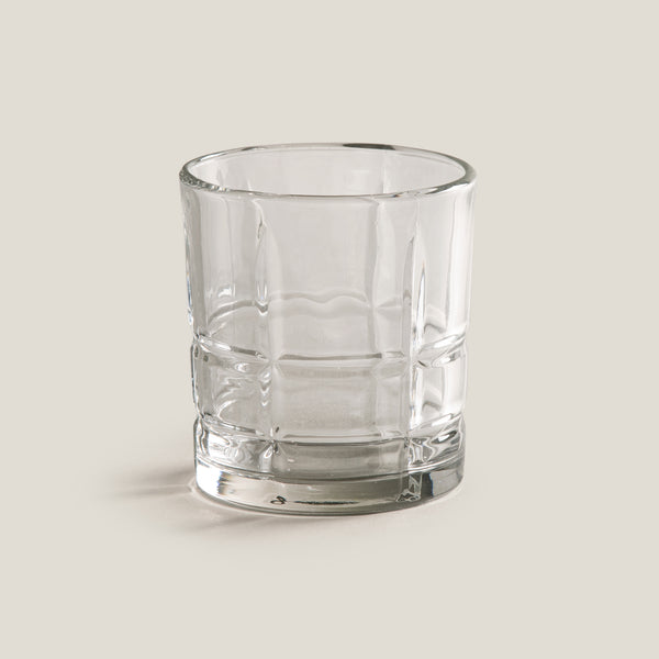 Striato Clear Whiskey Glass Set of 6