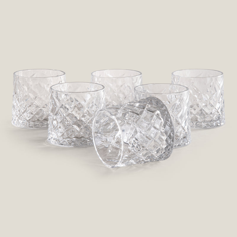 Civra Clear Drinking Glass Set of 6