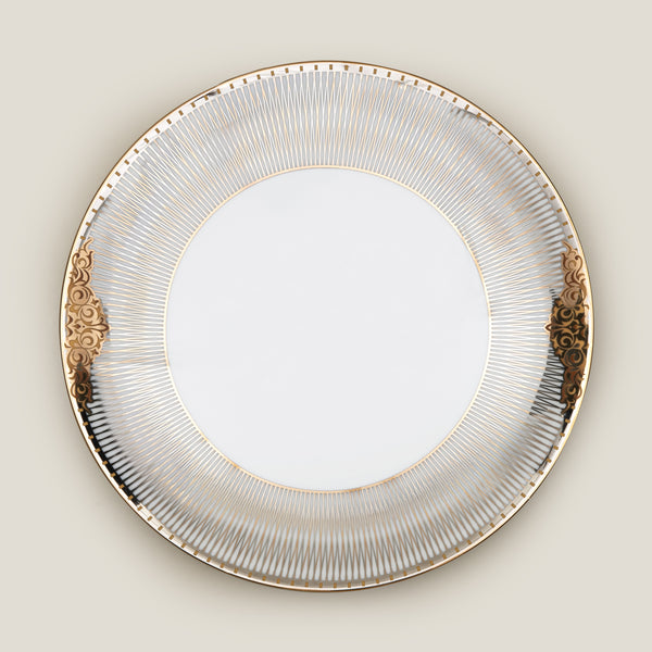Medicci Gold & Platinum Dinner Plate Set of 2