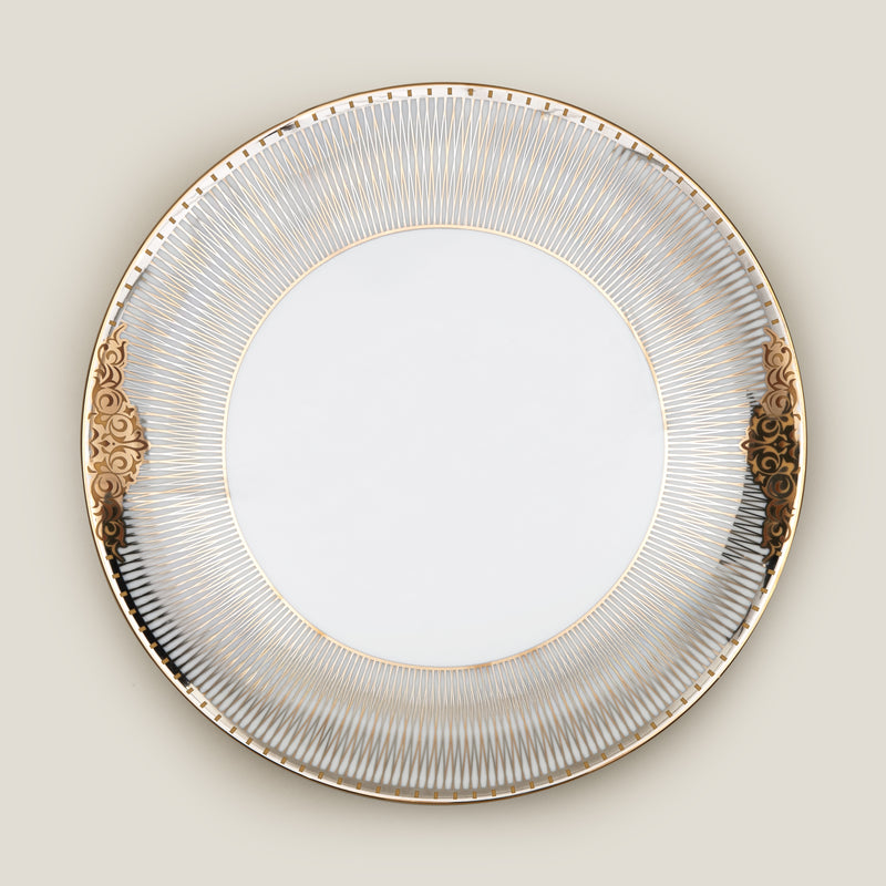 Medicci Gold & Platinum Dinner Plate Set of 2