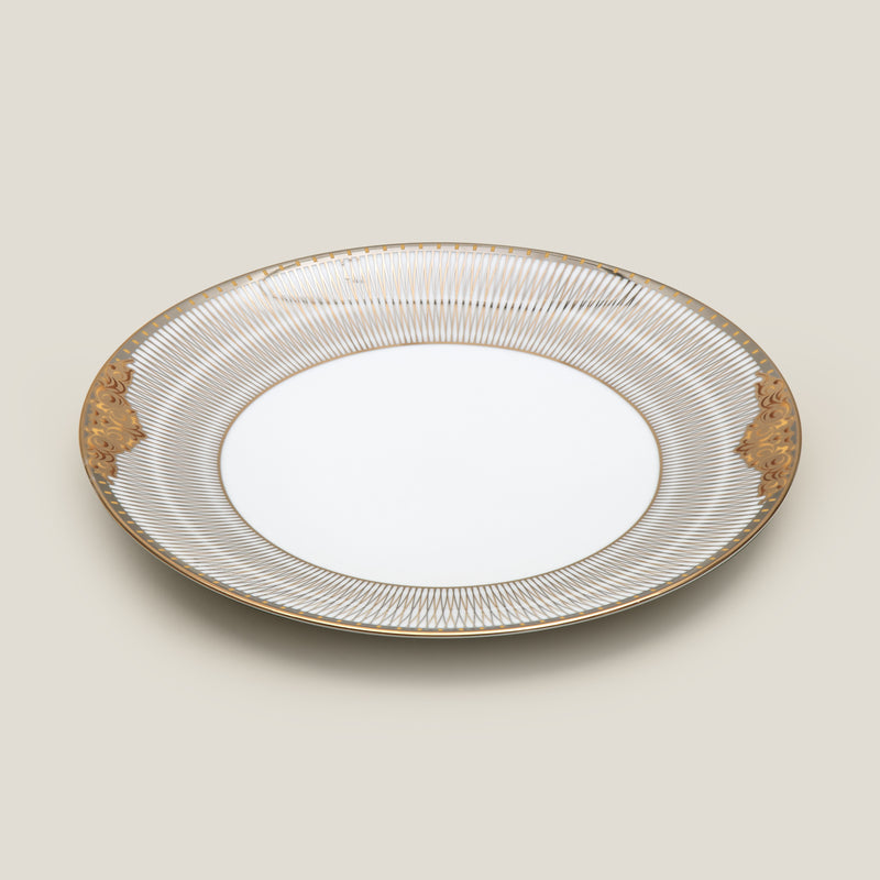 Medicci Gold & Platinum Dinner Plate Set of 2