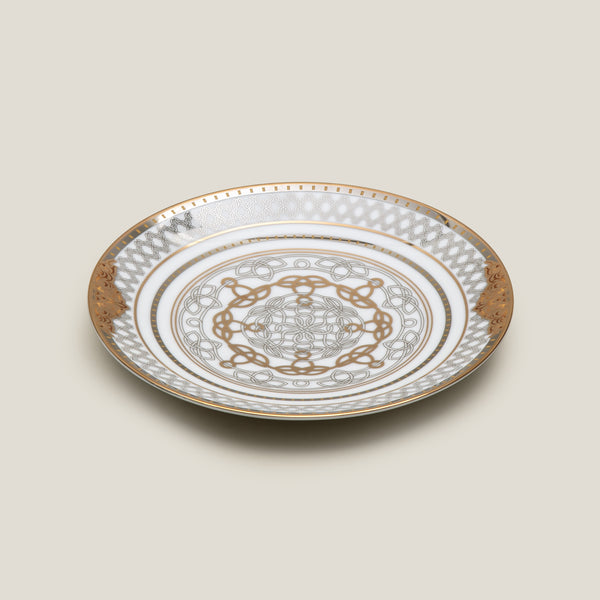 Medicci Gold & Platinum Quarter Plate Set of 2