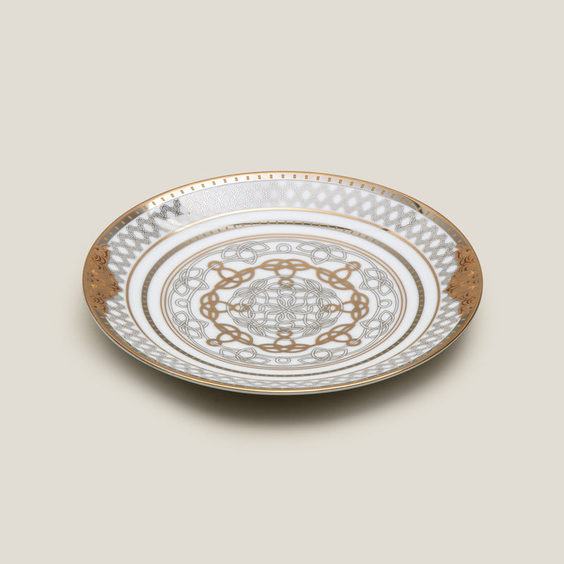 Medicci Gold & Platinum Quarter Plate Set of 2