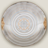 Medicci Gold & Platinum Round Platter