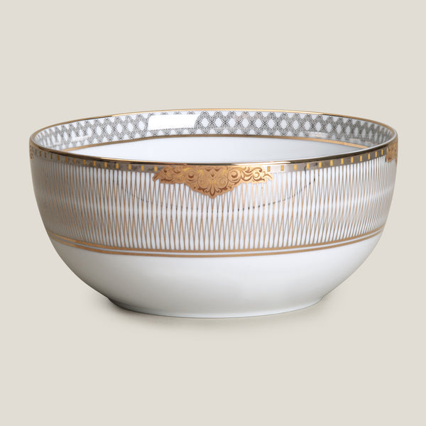 Medicci Gold & Platinum Medium Bowl