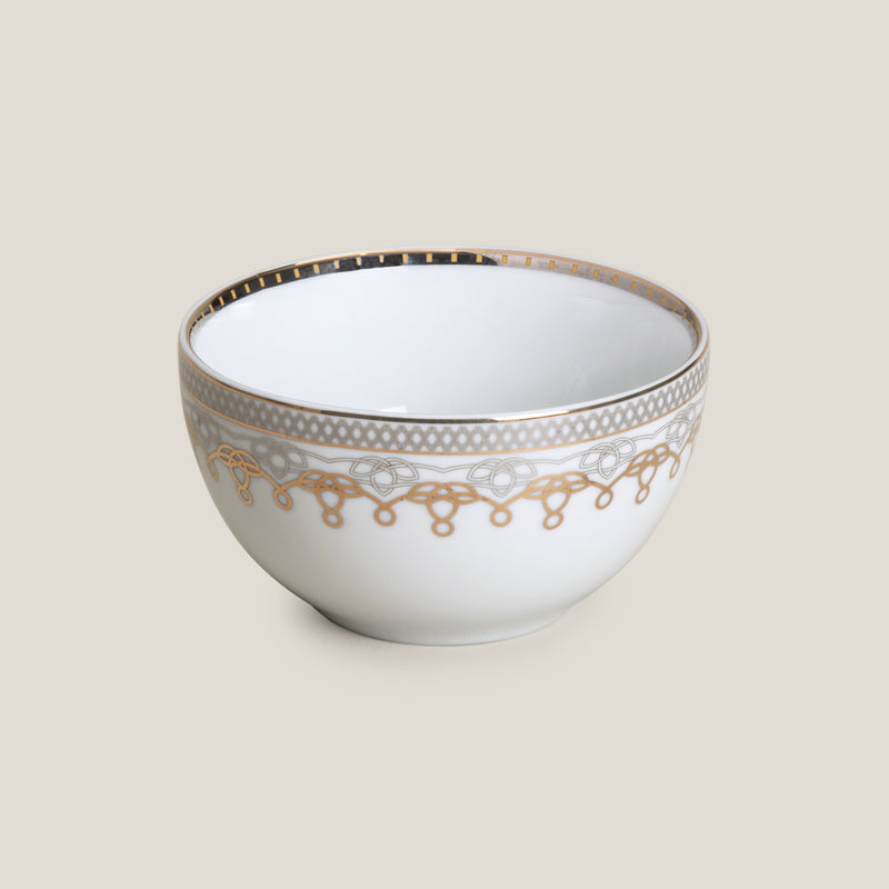Medicci Gold & Platinum Portion Soup Bowl