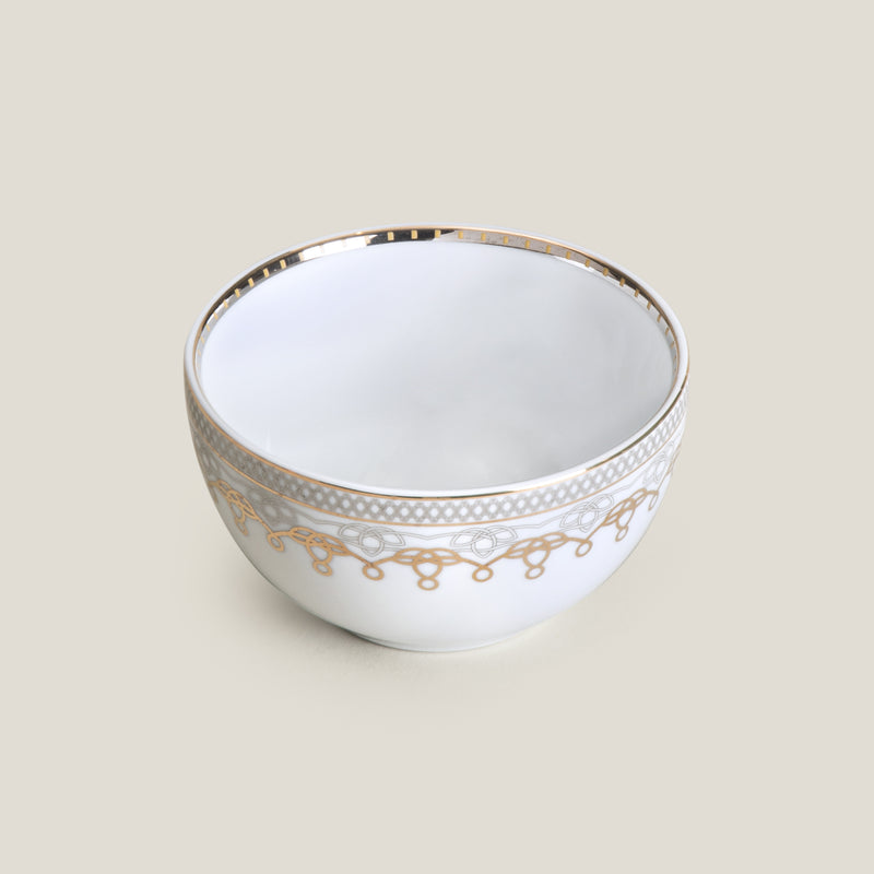 Medicci Gold & Platinum Portion Soup Bowl