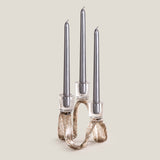 Sparkle Grey Candelabra