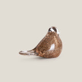 Sparkle Brown Bird Sculptures