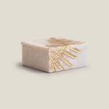 Fern White & Gold Decor Box