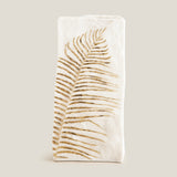 Fern White & Gold Vase Large