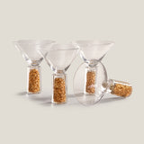 Glimmera Gold Glass Set of 4