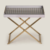 Eclair Grey & Gold Butler Tray