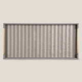 Eclair Grey & Gold Butler Tray