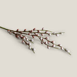 Grey & Red Berry Branch Foam Flower