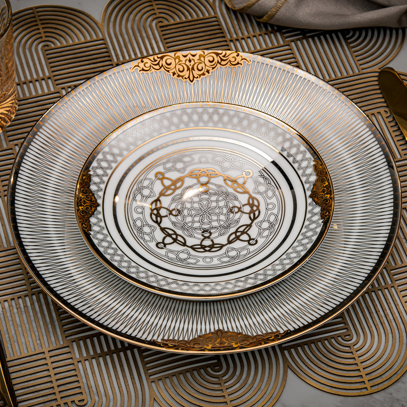 Medicci Gold & Platinum Dinner Set