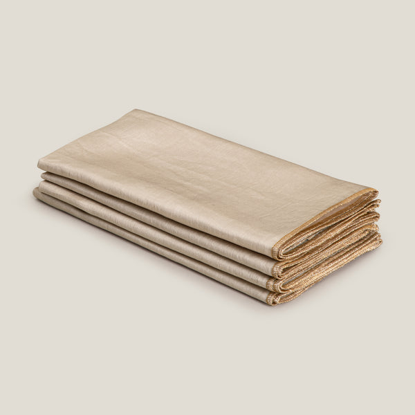 Classic Beige Dining Napkin Set of 4