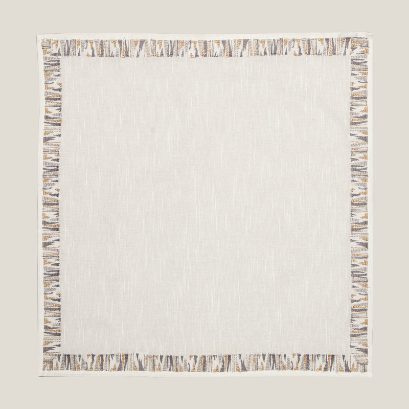 Hirak Off White Emb. Napkin Set of 4
