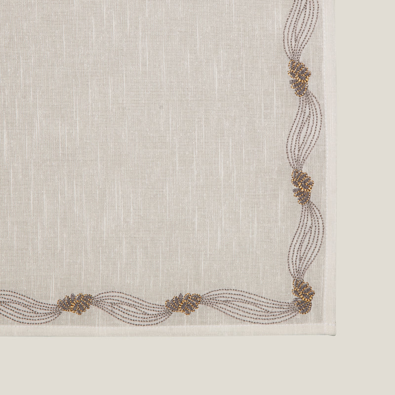 Orpah Off White Emb. Napkin Set of 4
