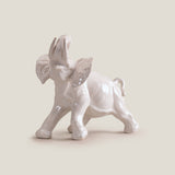 Imperial Elephant Off-White Sculpture