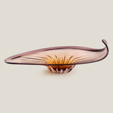 Wavelet Purple & Amber Decor Platter