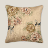 Serena Embroidered Beige Euro Cover