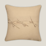 Serena Embroidered Beige Euro Cover