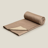 Elan Reversible Beige & Rust Bedspread