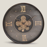 Eclipsa Grey & Black Wall Clock