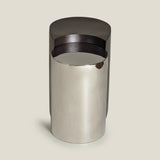 Duality Brown & Nickel Side Table