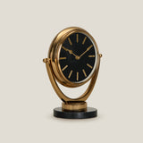 Marbellic Gold & Black Table Clock
