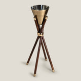 Moulin Walnut & Gold Wine Chiller