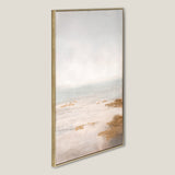 Horizon Green Framed Canvas