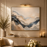 Aqualis Blue Framed Canvas