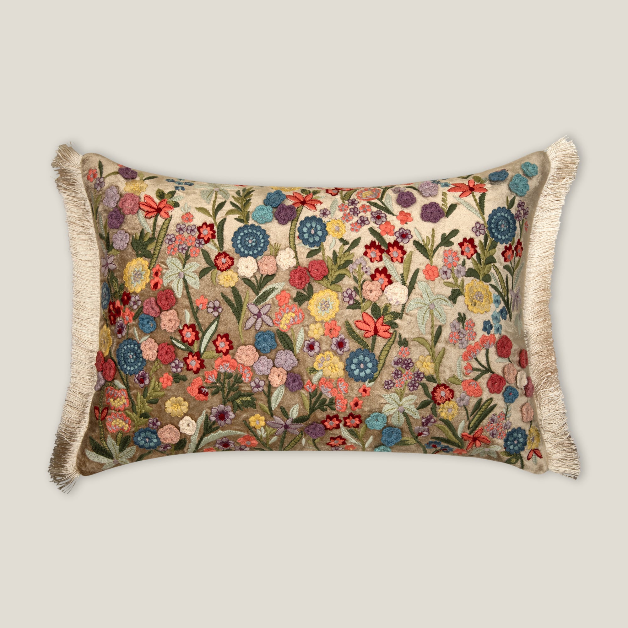 Bloom Embroidered Cushion – Address Home