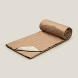 Strata Beige & Off-White Bedspread