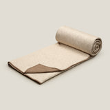 Strata Beige & Off-White Bedspread