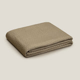 Arc Line Green & Beige Bedspread
