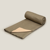 Arc Line Green & Beige Bedspread